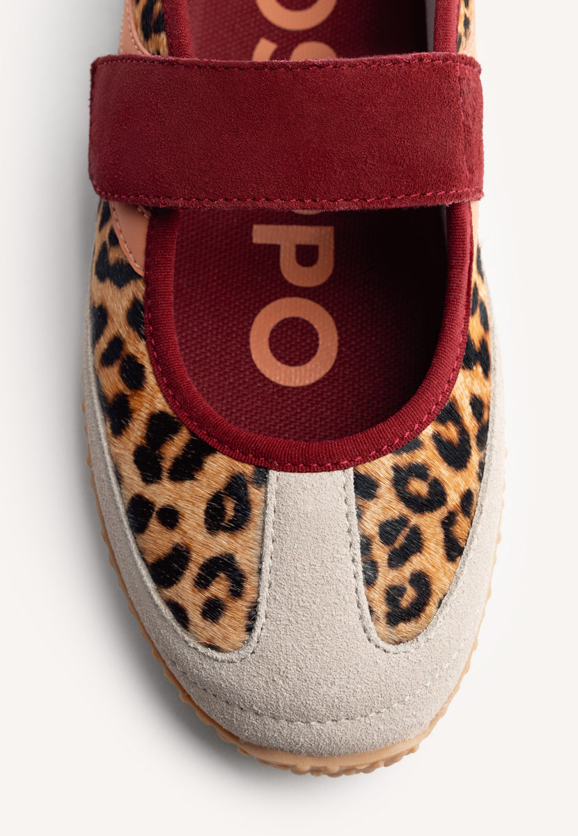 BAILARINAS DEPORTIVAS PIEL ESTAMPADO ANIMAL HOMA