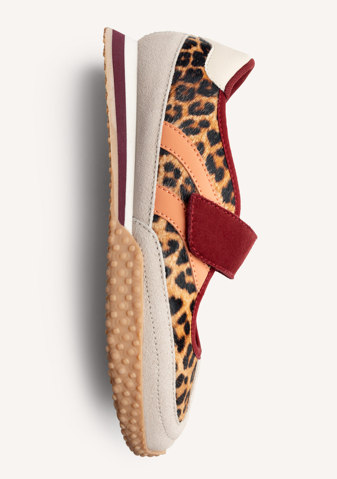 BALLERINES SPORTIVES CUIR IMPRIMÉ ANIMALIER HOMA
