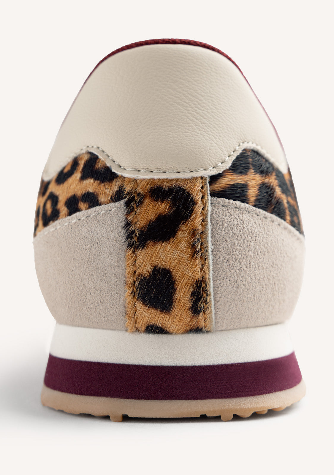 BALLERINES SPORTIVES CUIR IMPRIMÉ ANIMALIER HOMA