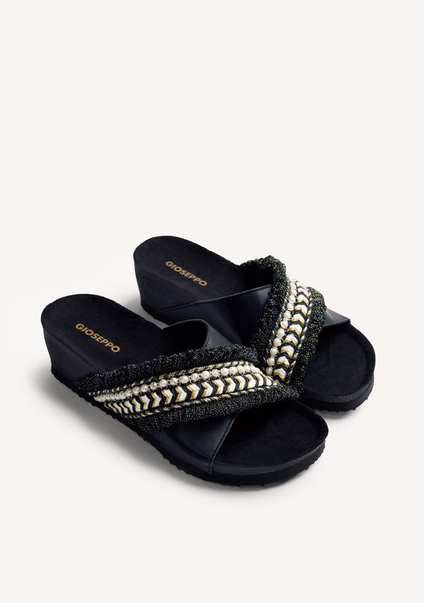 SANDALES BIO COMPENSÉES PERLES WADENA