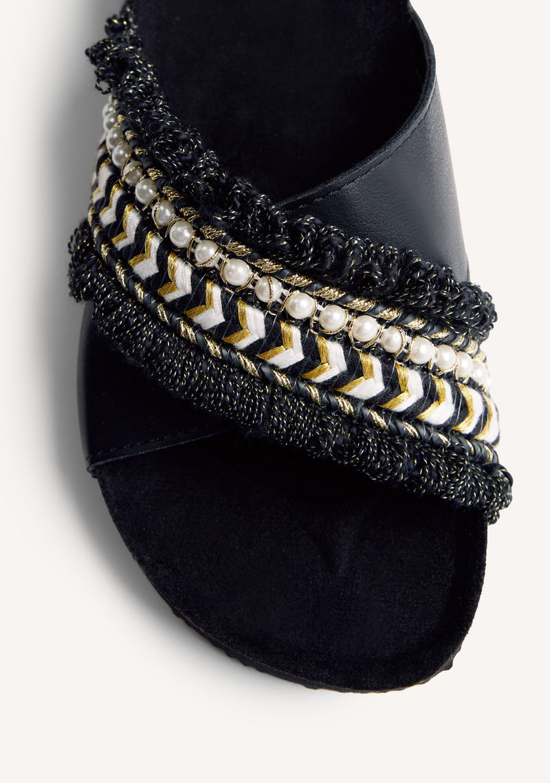 SANDALES BIO COMPENSÉES PERLES WADENA