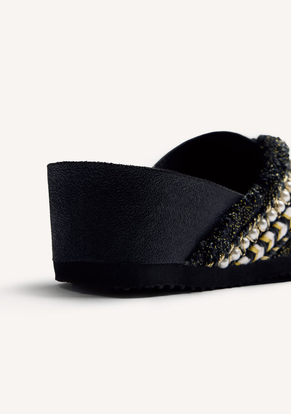 SANDALES BIO COMPENSÉES PERLES WADENA