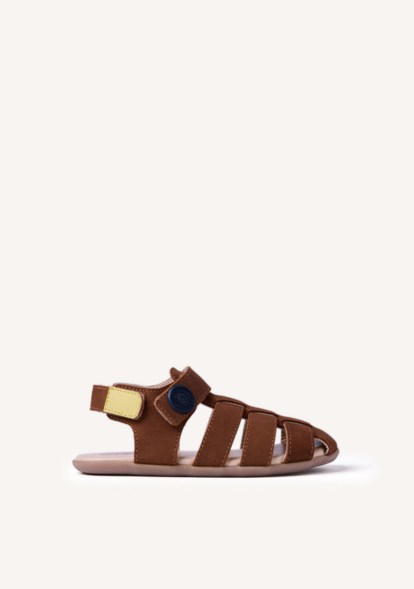 GIOSEPPO BAREFOOT - SANDALI GRANCHIO PELLE AULT