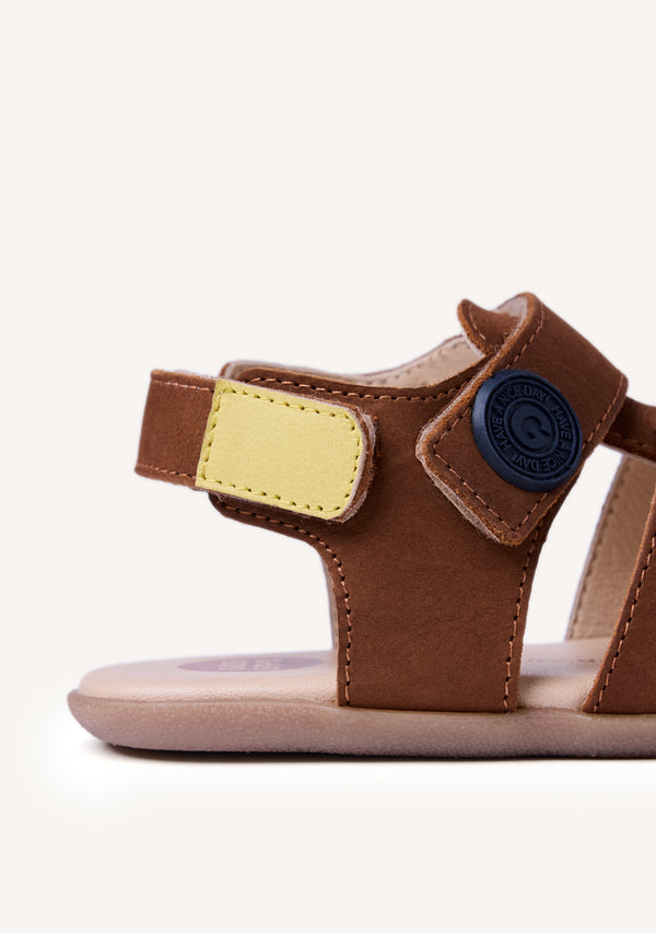 GIOSEPPO BAREFOOT - SANDALI GRANCHIO PELLE AULT