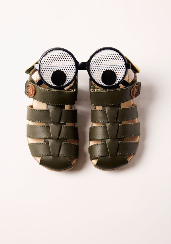 GIOSEPPO BAREFOOT - LEATHER CRAB SANDALS AULT