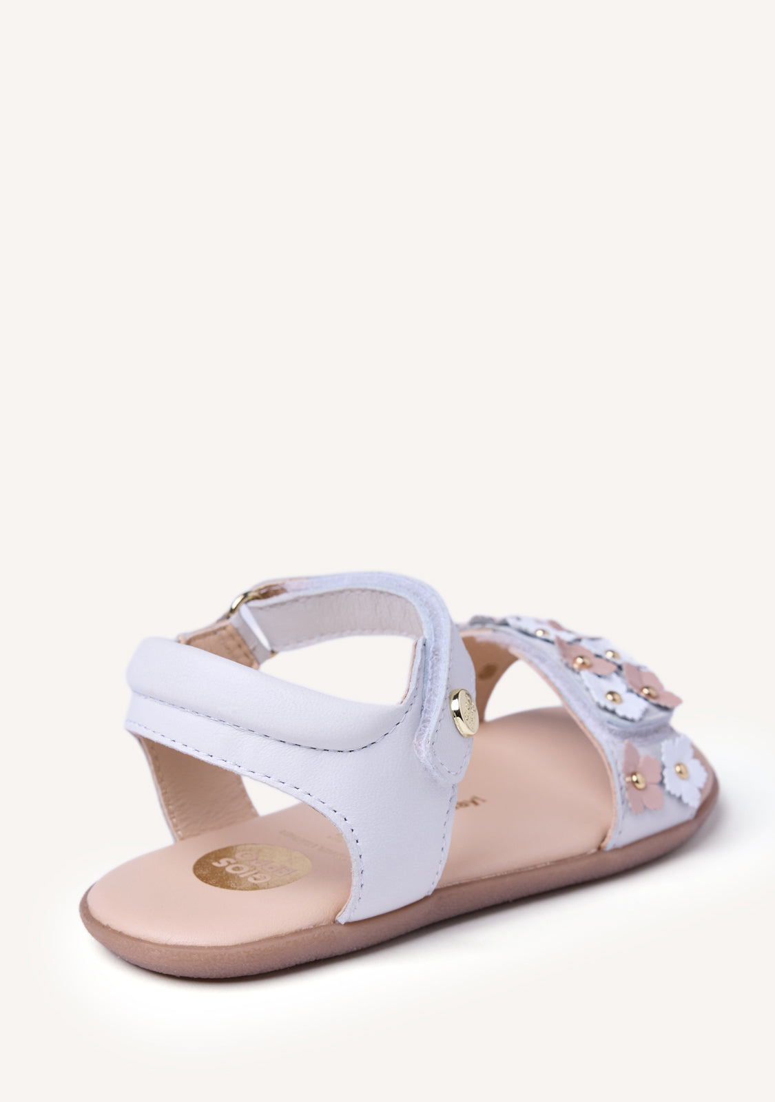 GIOSEPPO BAREFOOT - FLOWER LEATHER SANDALS LOITOK