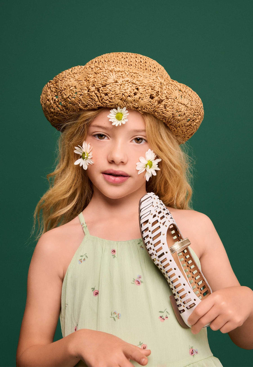 STUDDED LEATHER BALLET FLATS PALAYAN