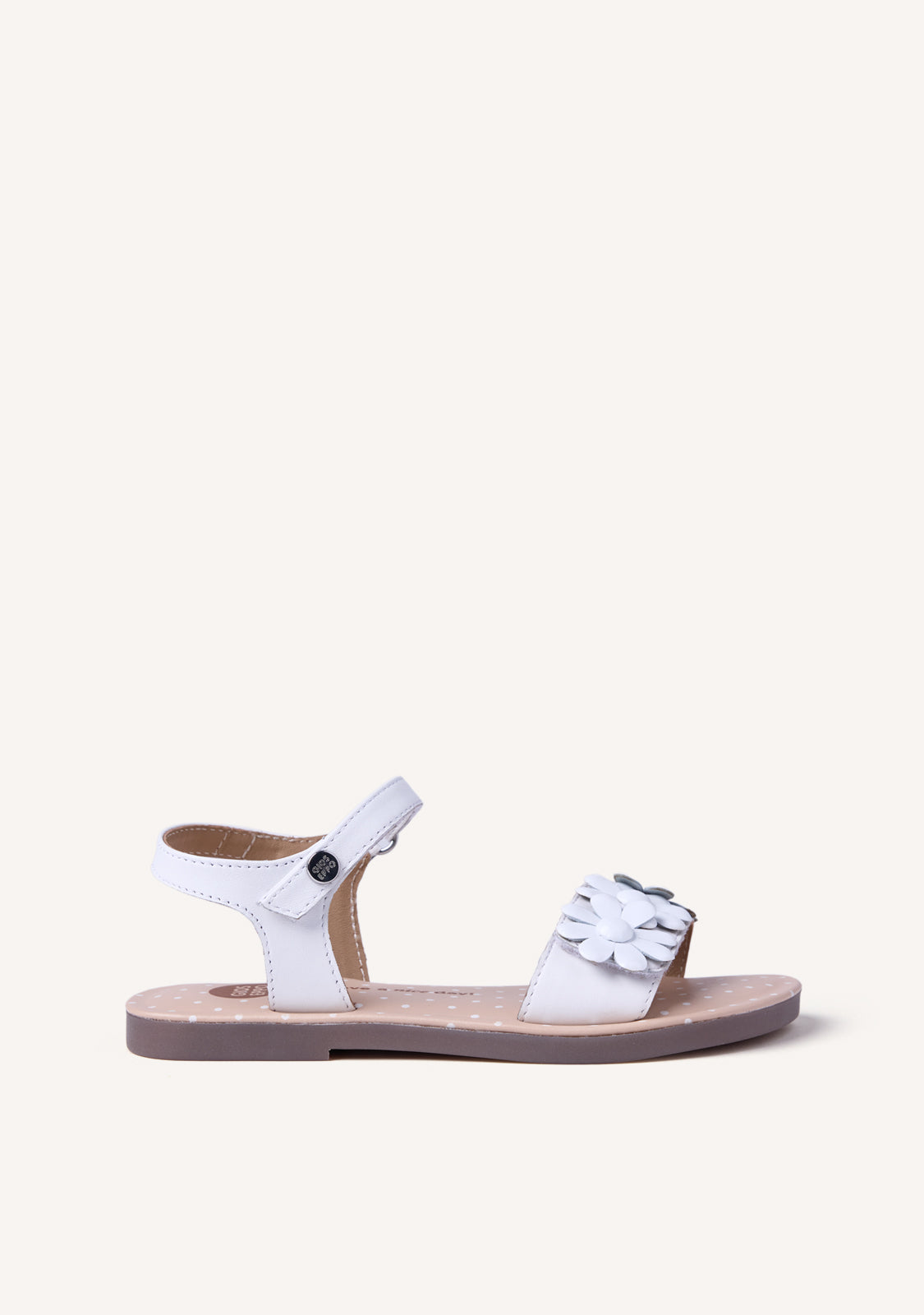 FLOWER LEATHER SANDALS KEARNEY