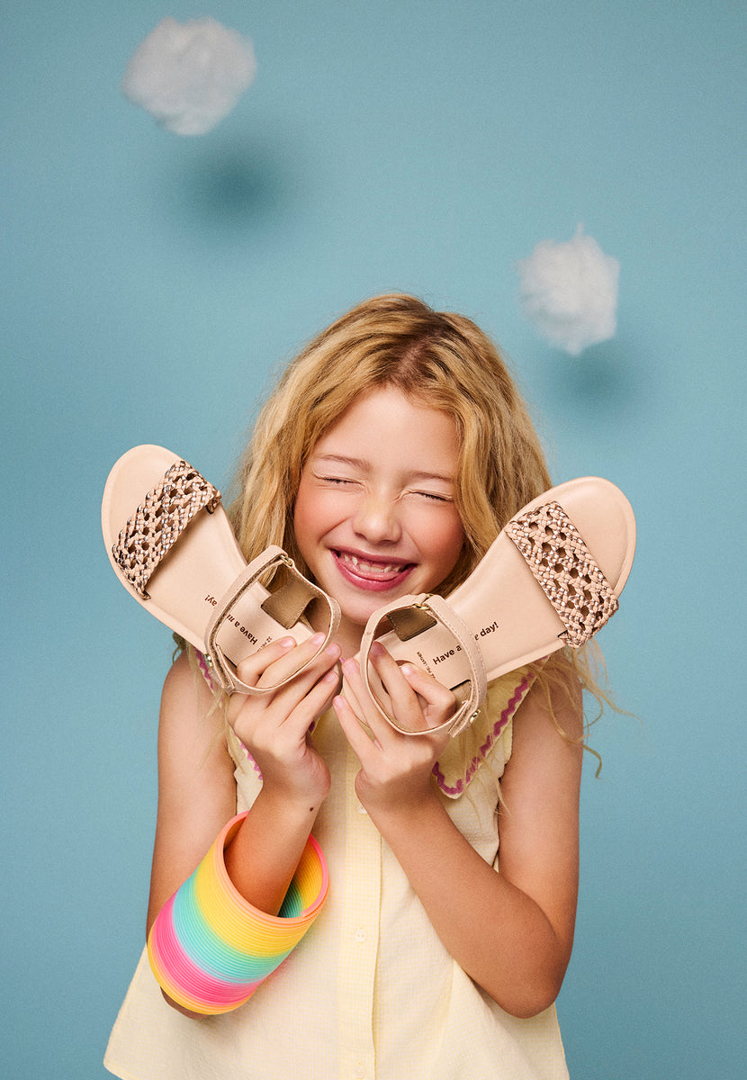 BRAIDED LEATHER SANDALS MAHIU