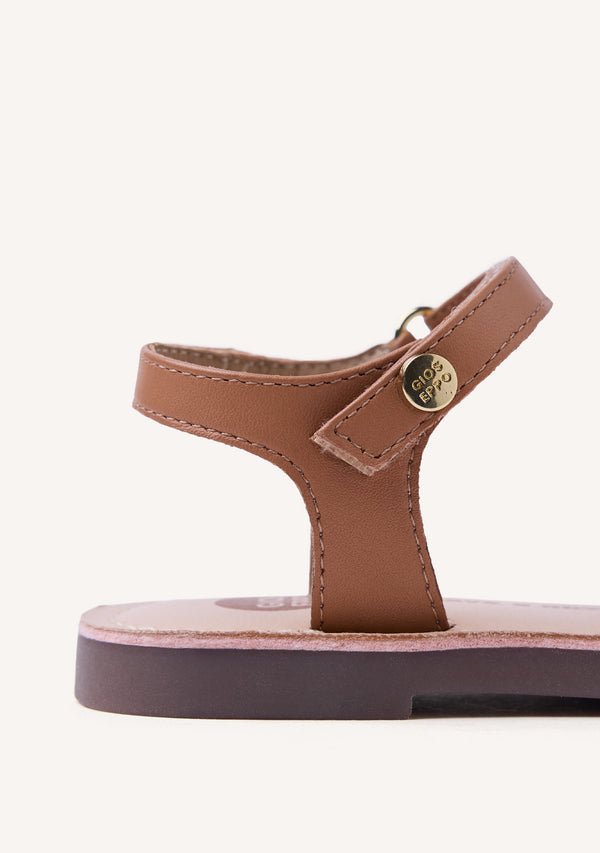 SANDALIAS PIEL CALADA FLORES DIPOLOG