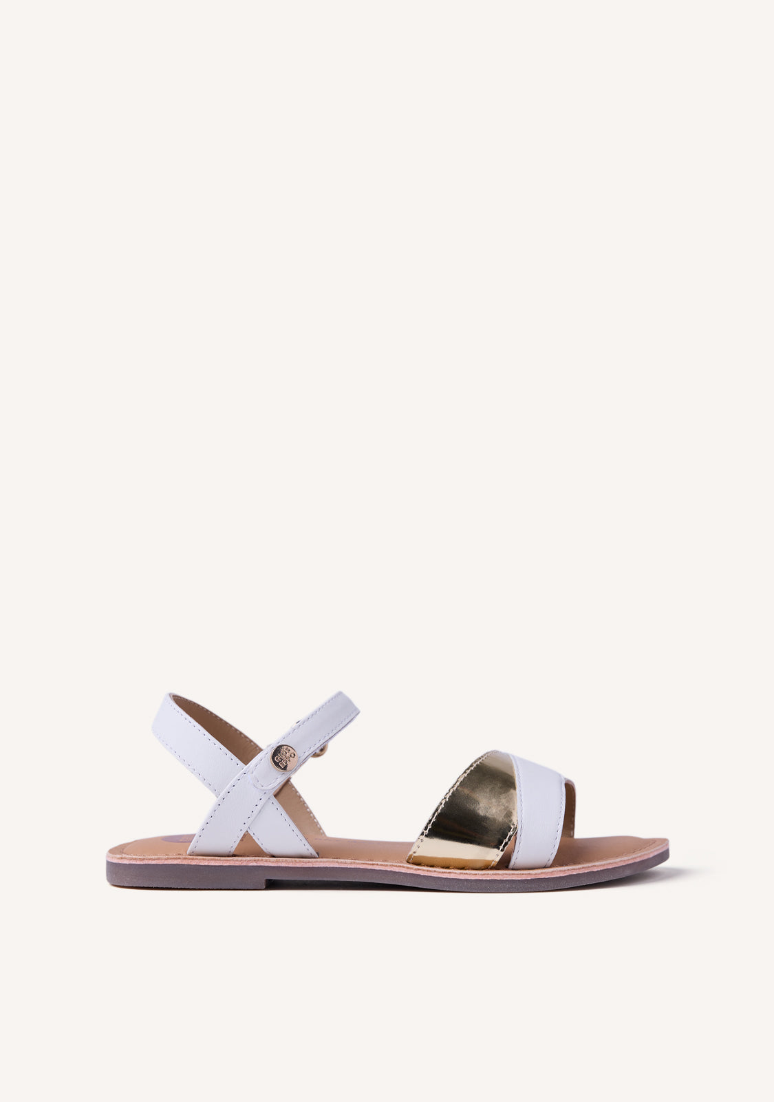 SANDALIAS PIEL BRILLO AWENDO