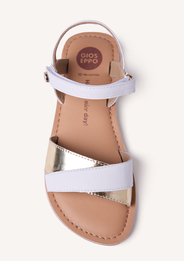 SANDALIAS PIEL BRILLO AWENDO