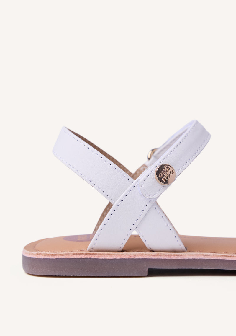 SANDALIAS PIEL BRILLO AWENDO