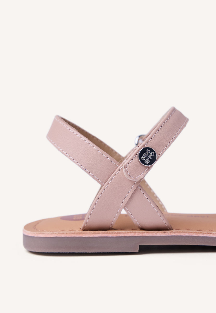 SANDALIAS PIEL BRILLO AWENDO