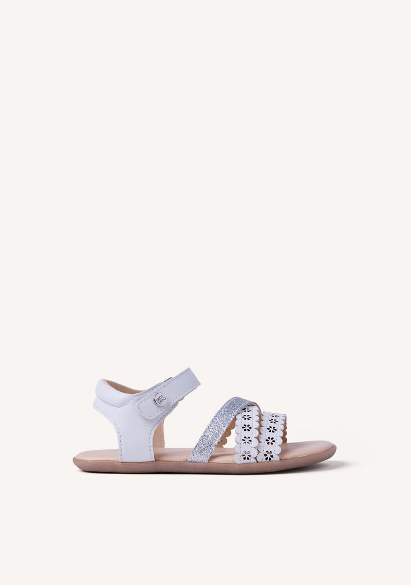 GIOSEPPO BAREFOOT - SANDALES CUIR BRILLANCE AJOURÉS MIKLEUS