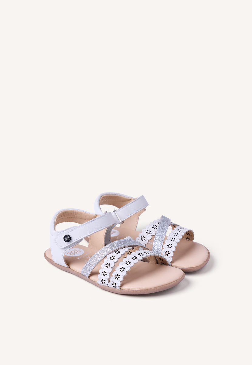 SANDALIAS BAREFOOT PIEL CALADA BRILLO MIKLEUS