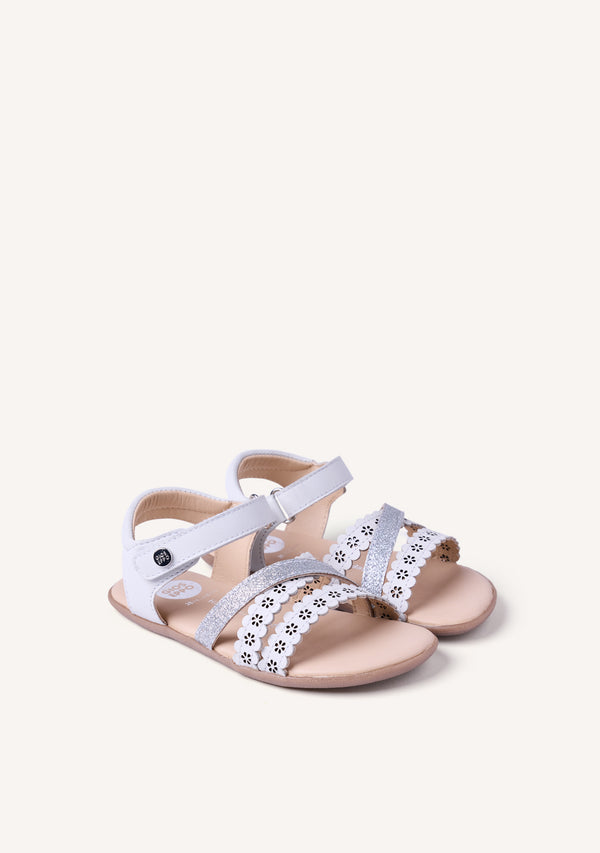 SANDALIAS BAREFOOT PIEL CALADA BRILLO MIKLEUS