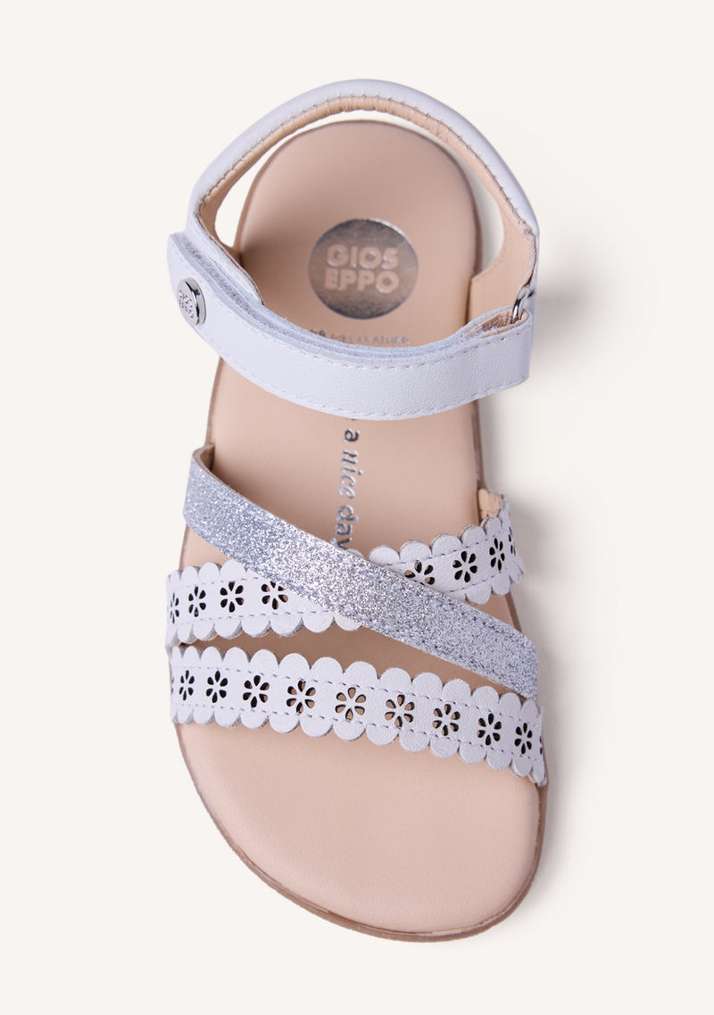 GIOSEPPO BAREFOOT - SANDALES CUIR BRILLANCE AJOURÉS MIKLEUS