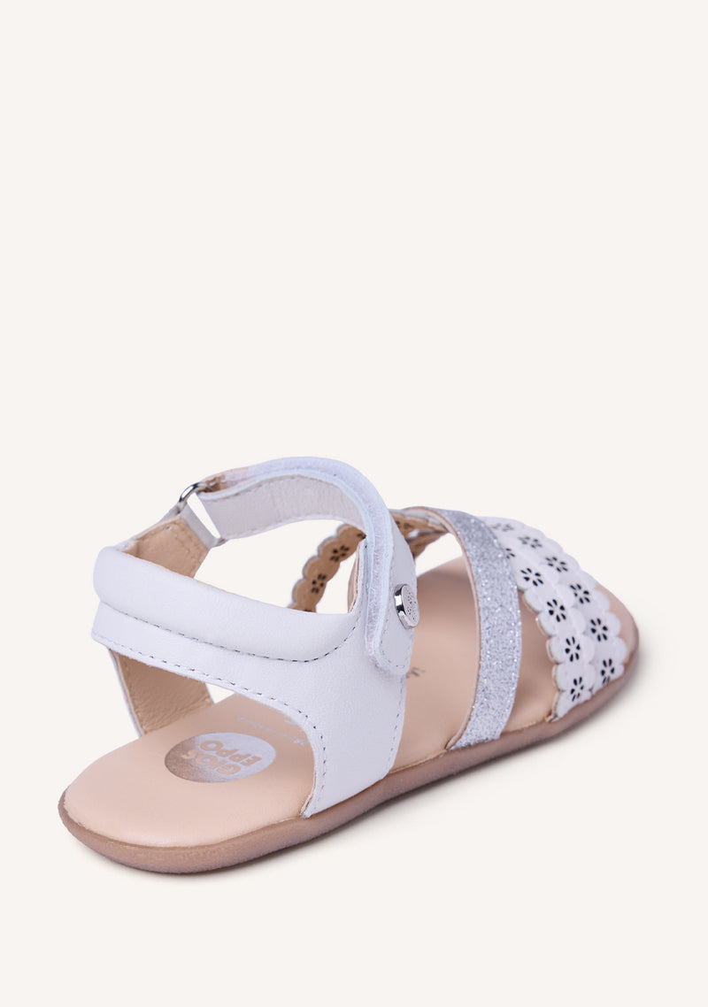 GIOSEPPO BAREFOOT - SANDALES CUIR BRILLANCE AJOURÉS MIKLEUS