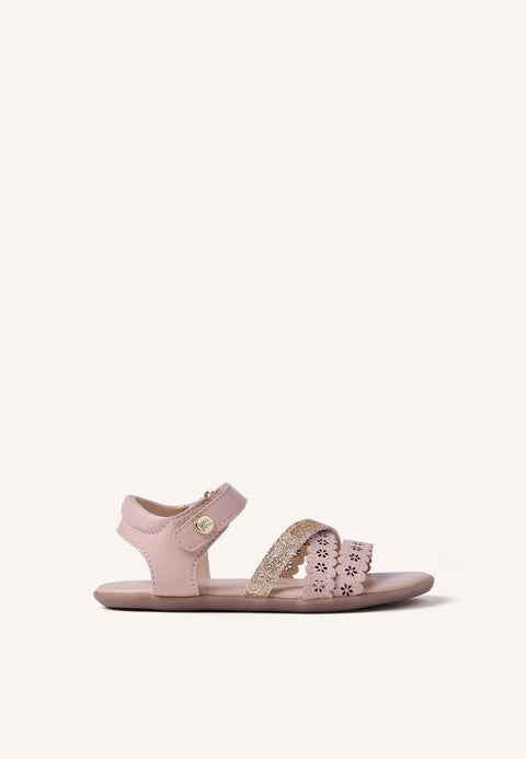 SANDALIAS BAREFOOT PIEL CALADA BRILLO MIKLEUS