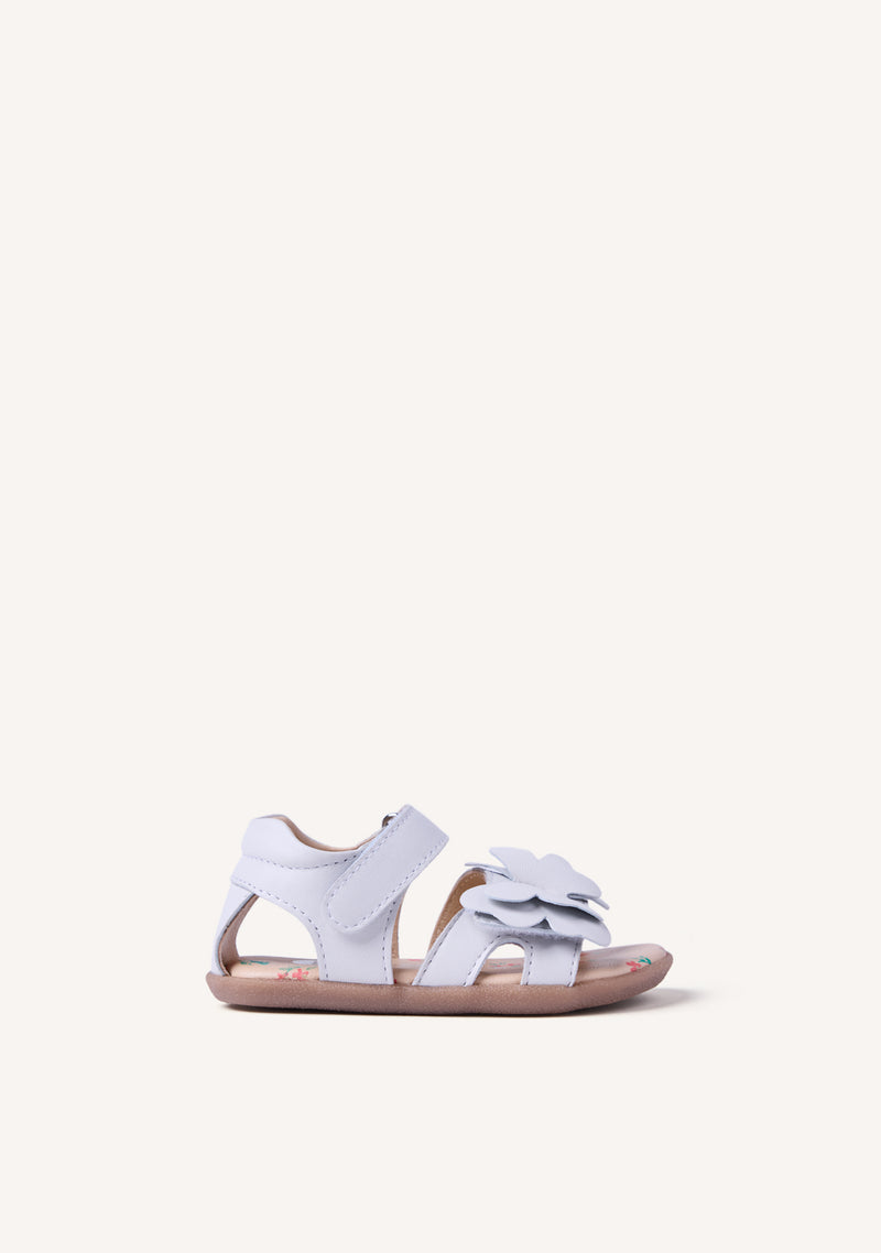 GIOSEPPO BAREFOOT - LEATHER SANDALS WITH BUTTERFLY NANDI