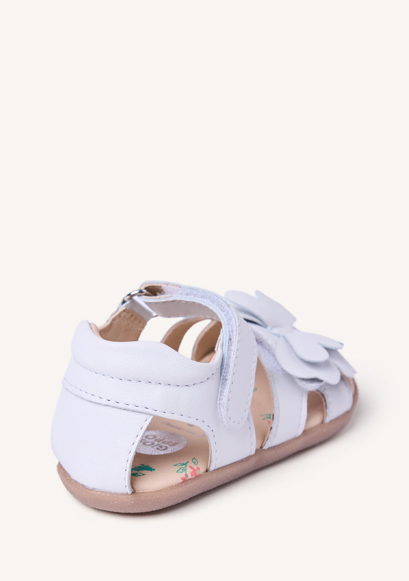 GIOSEPPO BAREFOOT - LEATHER SANDALS WITH BUTTERFLY NANDI