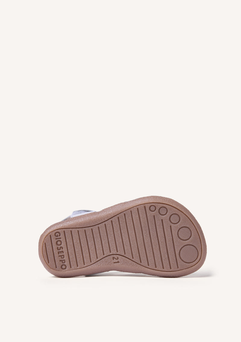 GIOSEPPO BAREFOOT - LEATHER SANDALS WITH BUTTERFLY NANDI