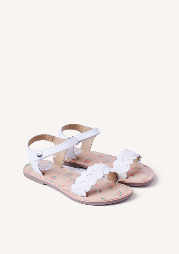 SANDALIAS PIEL TRENZADA PASMAN