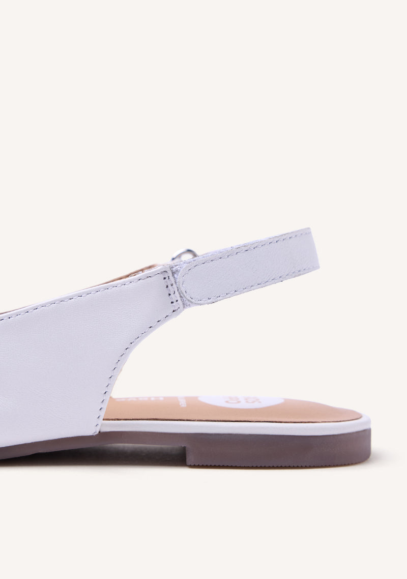 STUDDED LEATHER BALLET FLATS NAMANYE