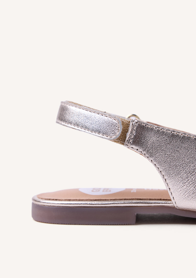 STUDDED LEATHER BALLET FLATS NAMANYE