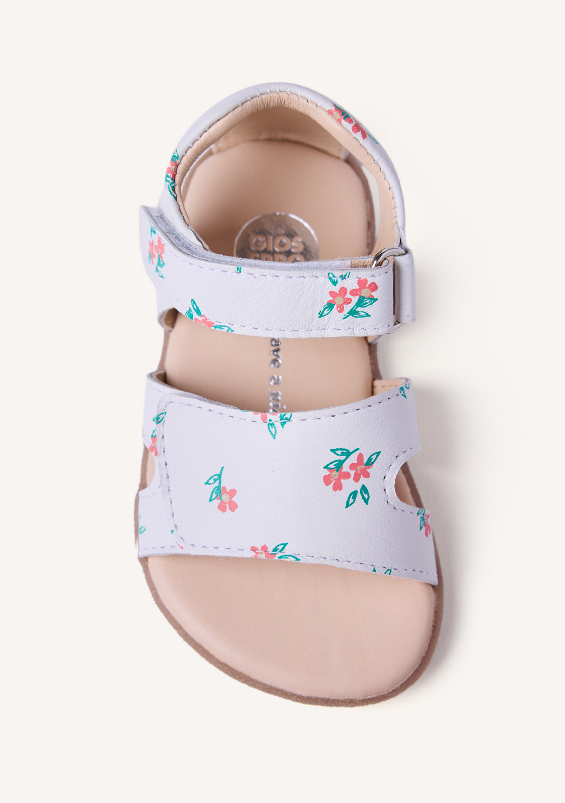 GIOSEPPO BAREFOOT - FLOWER LEATHER SANDALS ARUSHA
