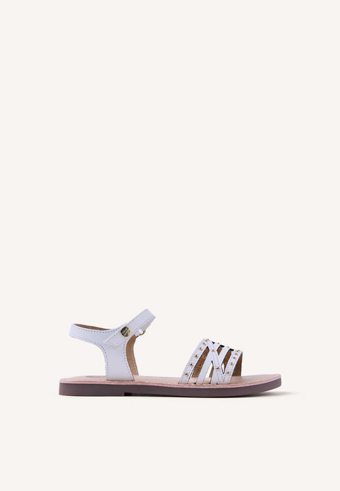 SANDALIAS PIEL TACHAS YSTAD
