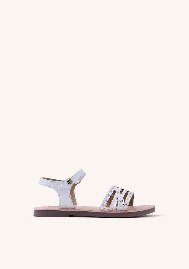 SANDALIAS PIEL TACHAS YSTAD