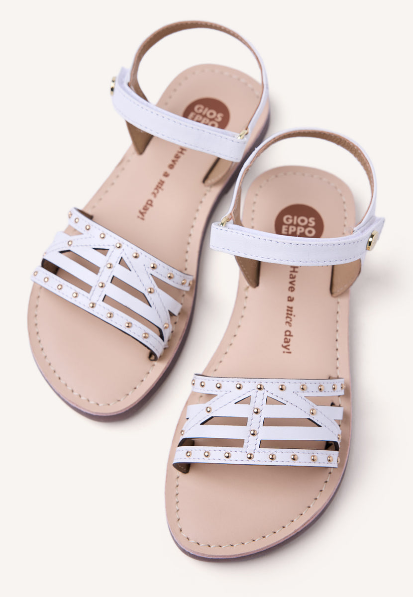 SANDALIAS PIEL TACHAS YSTAD