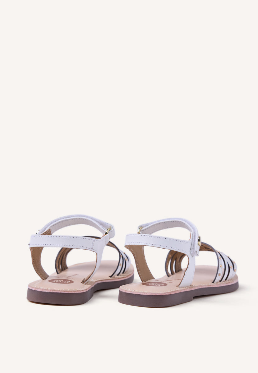 SANDALIAS PIEL TACHAS YSTAD