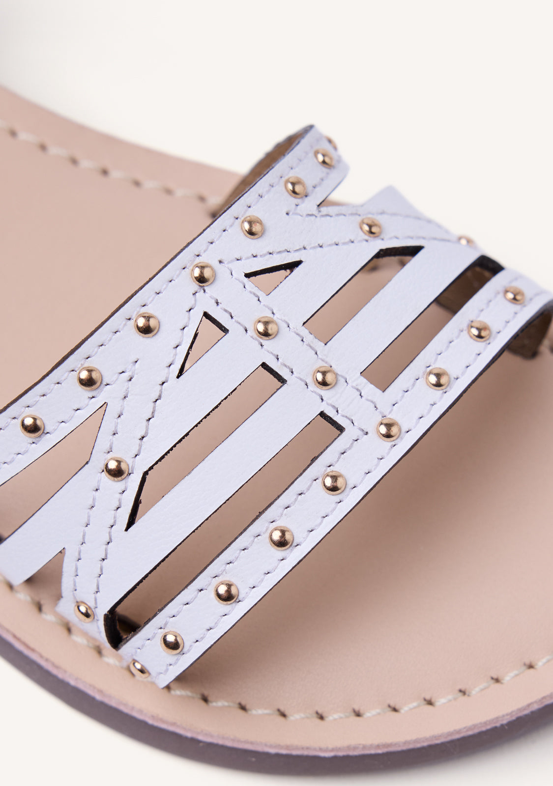 STUDDED LEATHER SANDALS YSTAD