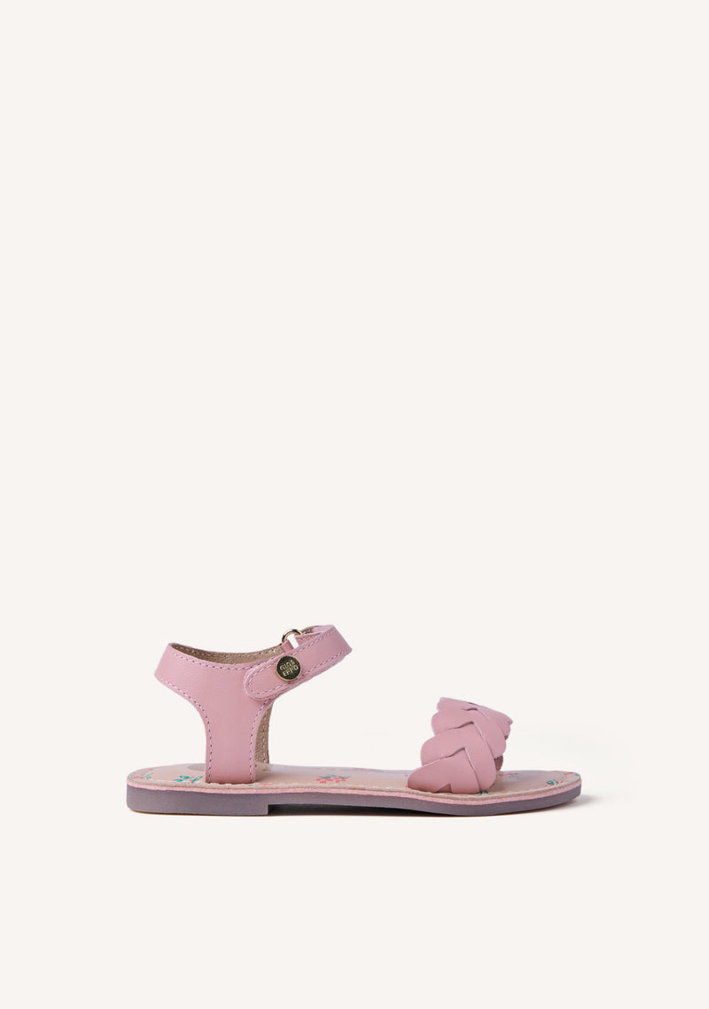 SANDALIAS PIEL TRENZADA ENJORO