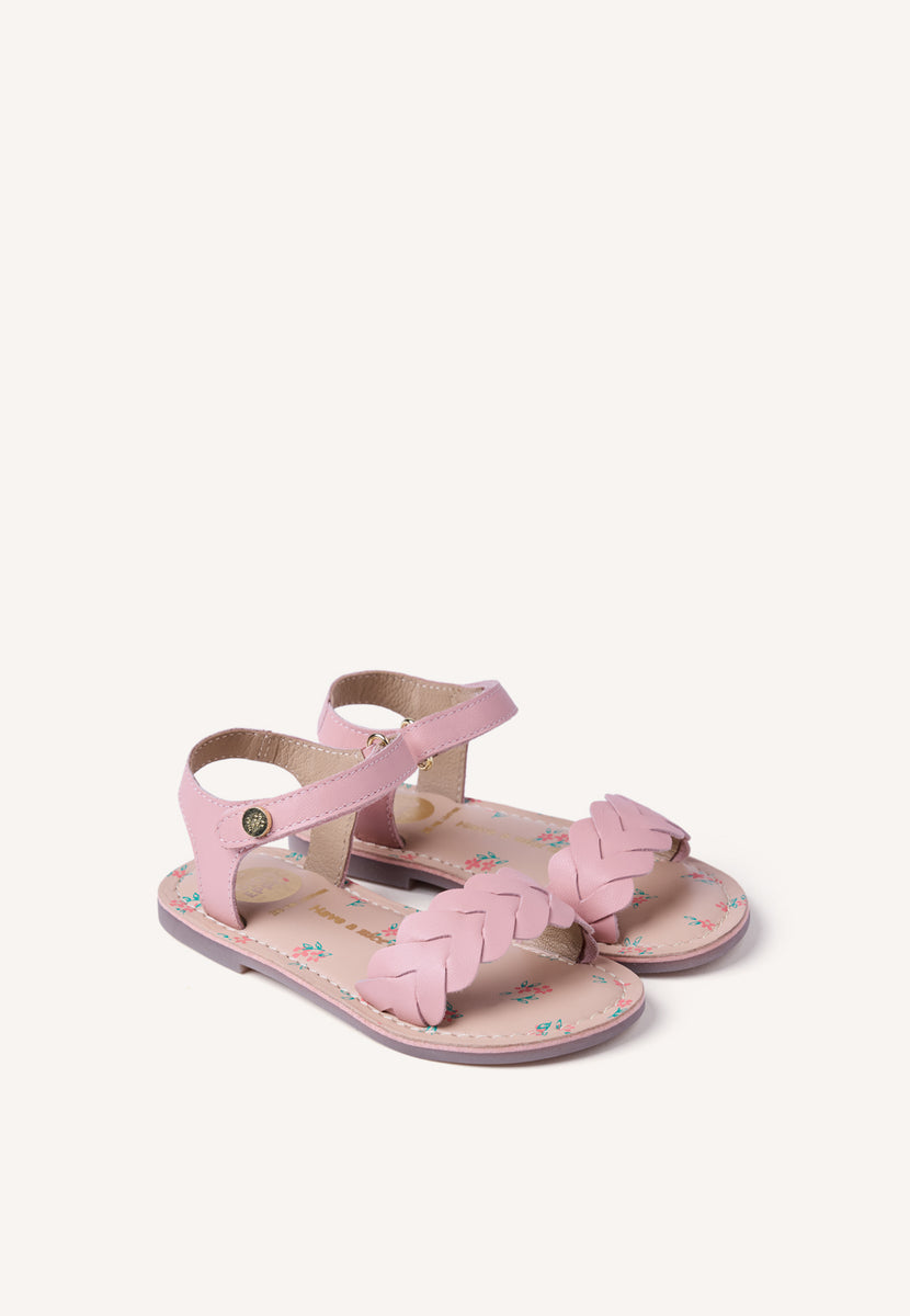 SANDALIAS PIEL TRENZADA ENJORO