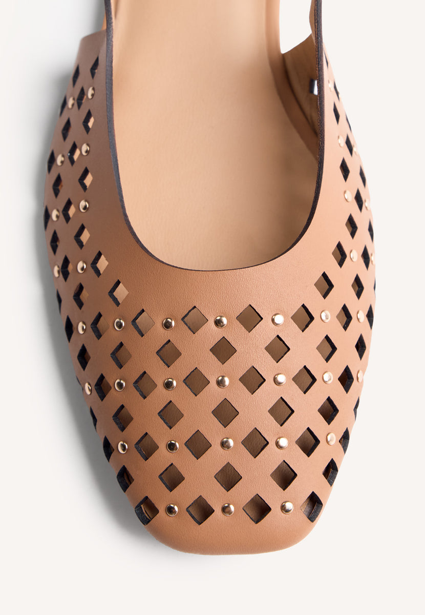 BAILARINAS DESTALONADAS PIEL CALADA KYAYA