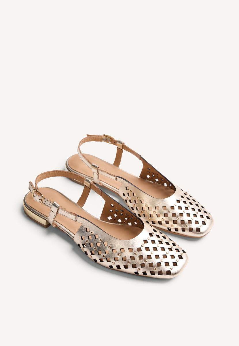 BAILARINAS DESTALONADAS PIEL CALADA KYAYA