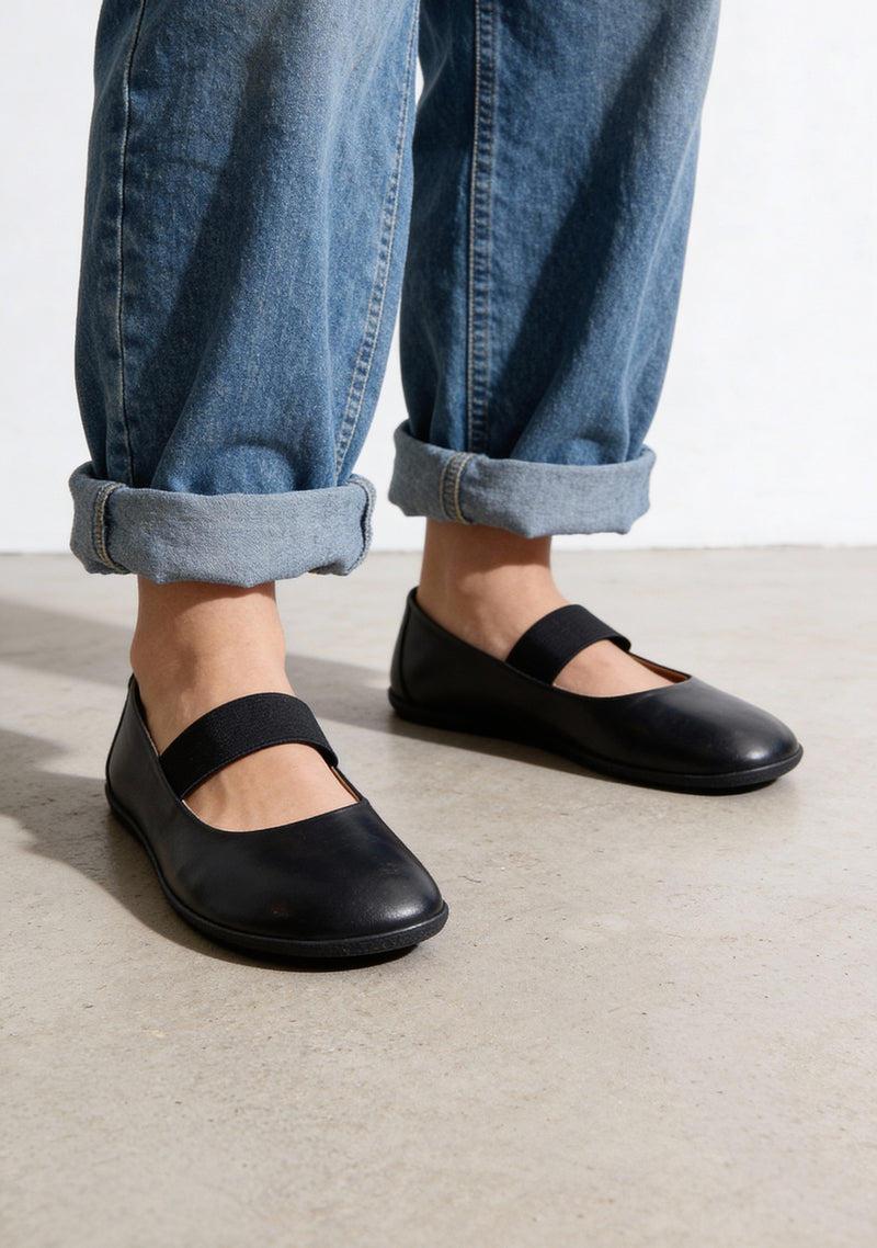GIOSEPPO BAREFOOT - LEATHER BALLET FLATS MALAKISI