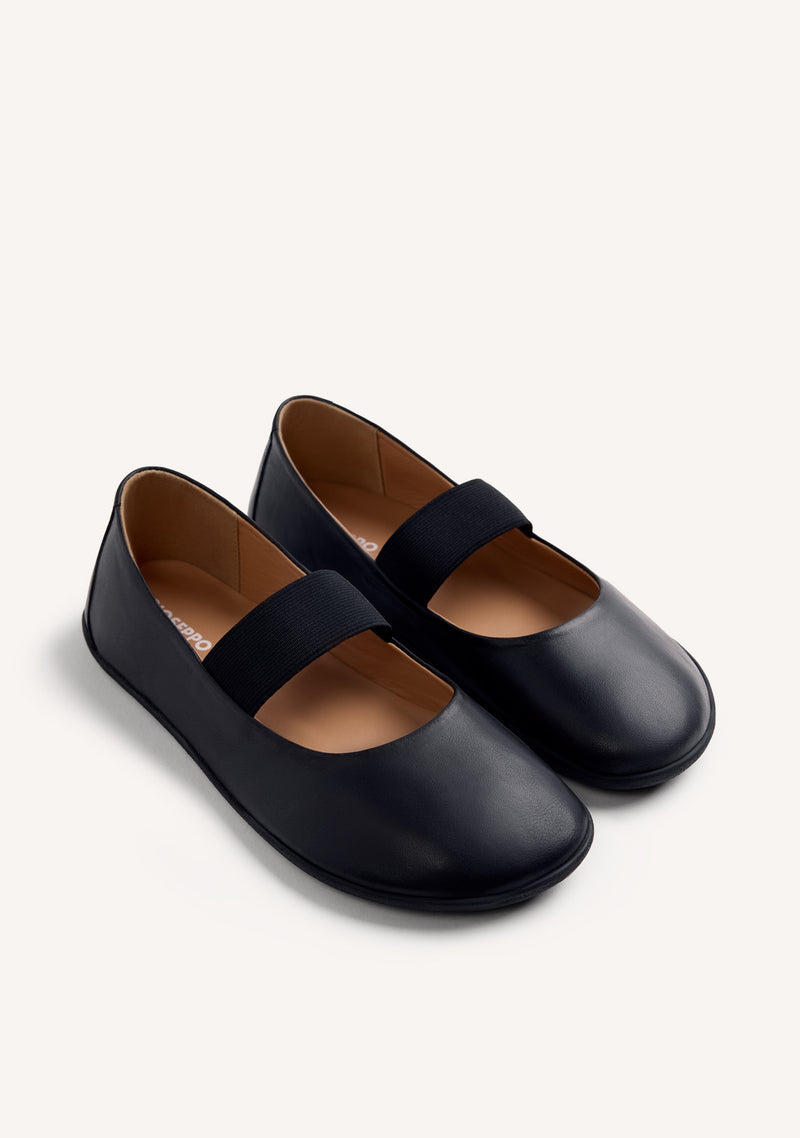 GIOSEPPO BAREFOOT - LEATHER BALLET FLATS MALAKISI