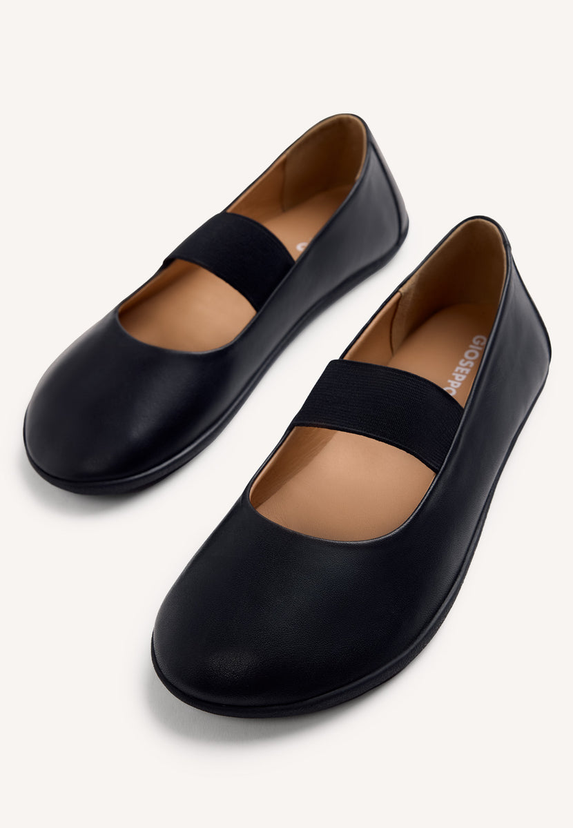 GIOSEPPO BAREFOOT - LEATHER BALLET FLATS MALAKISI