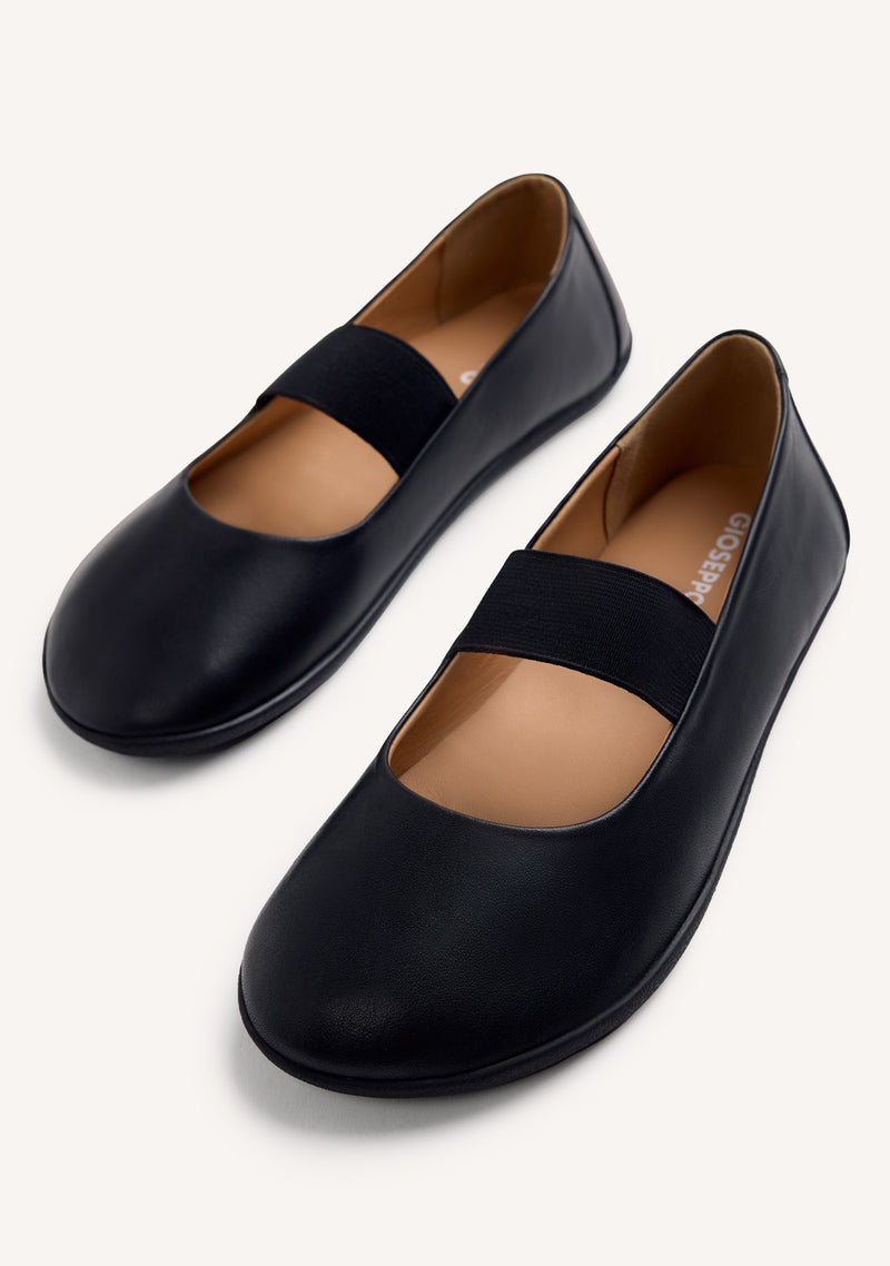 GIOSEPPO BAREFOOT - LEATHER BALLET FLATS MALAKISI
