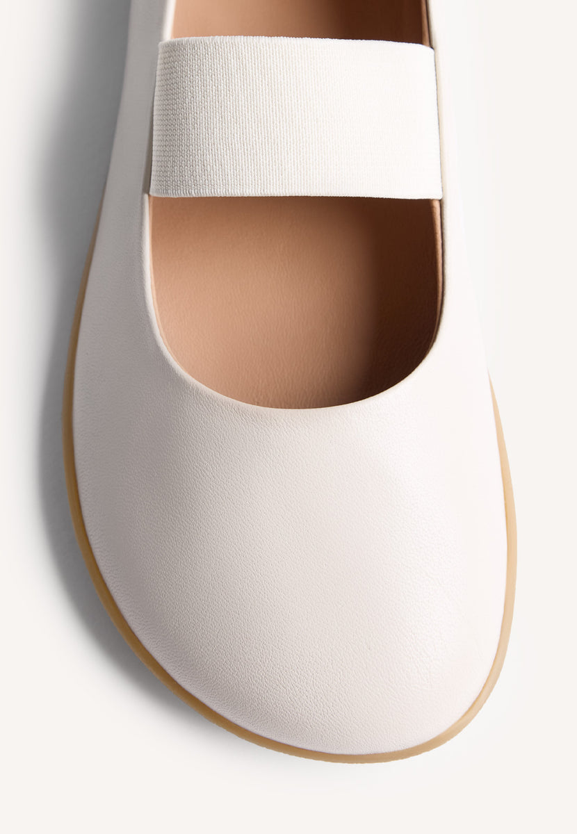 GIOSEPPO BAREFOOT - LEATHER BALLET FLATS MALAKISI