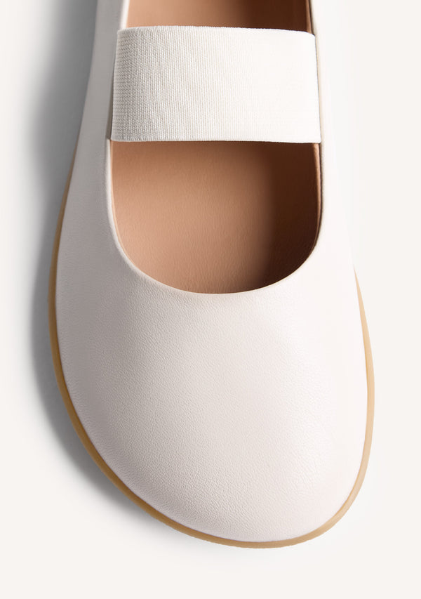 GIOSEPPO BAREFOOT - LEATHER BALLET FLATS MALAKISI