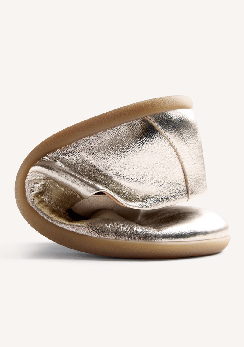 GIOSEPPO BAREFOOT - BALLERINES CUIR MALAKISI