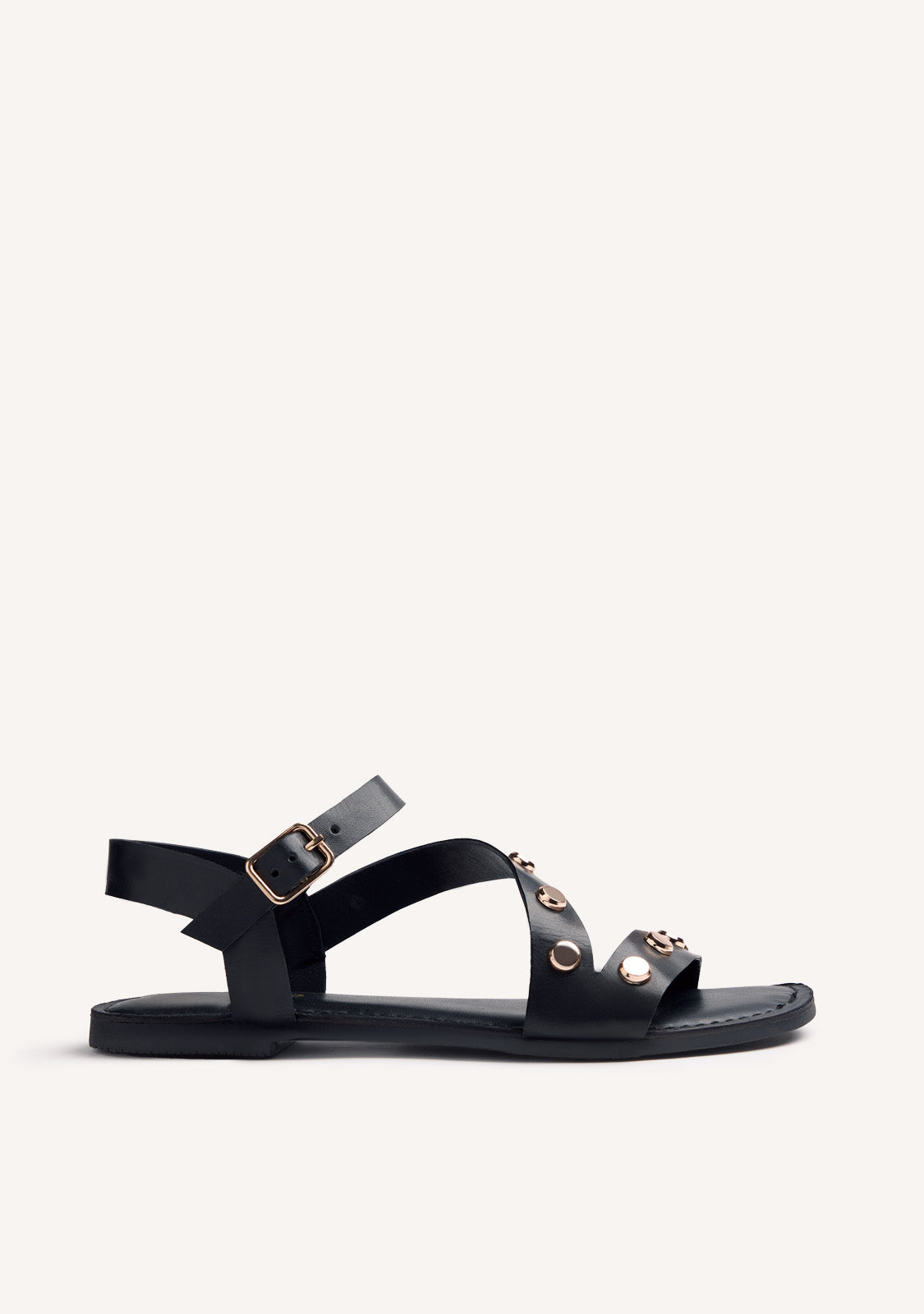 STUDDED LEATHER SANDALS MASENO