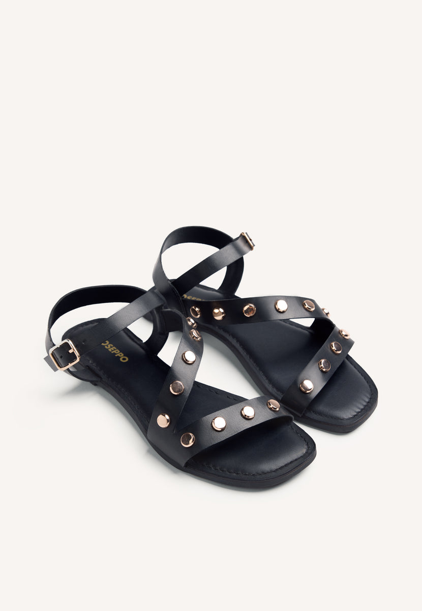 SANDALIAS PIEL TACHAS MASENO