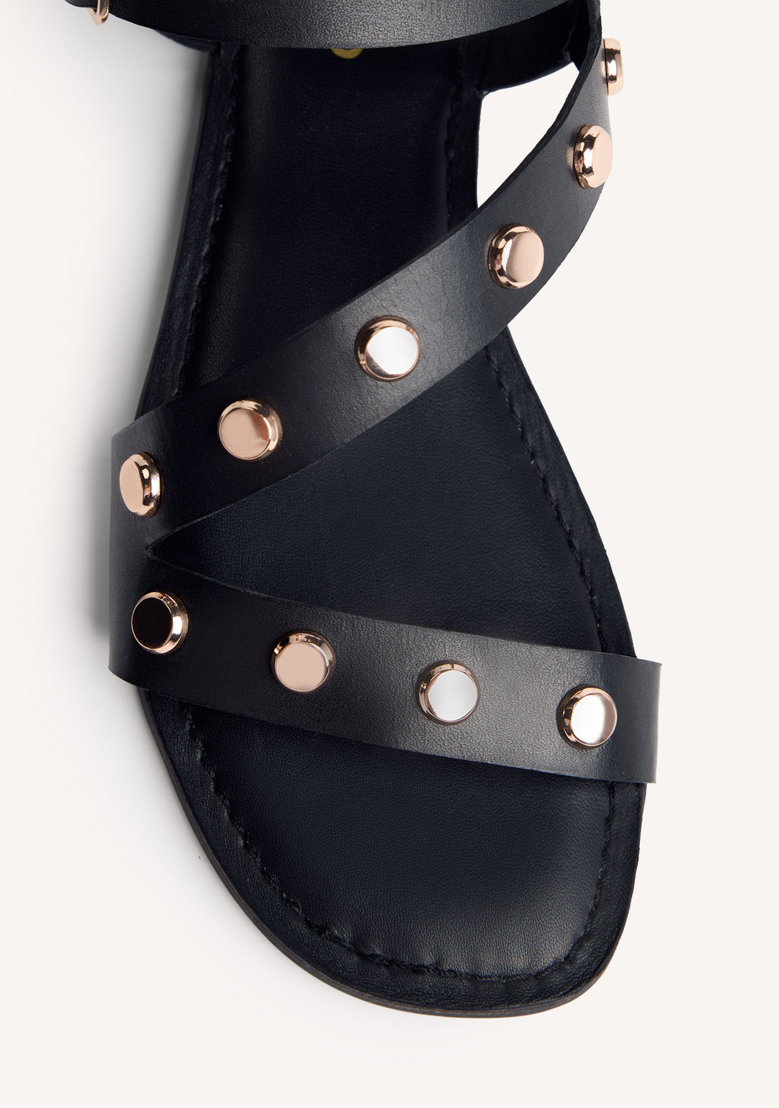 STUDDED LEATHER SANDALS MASENO